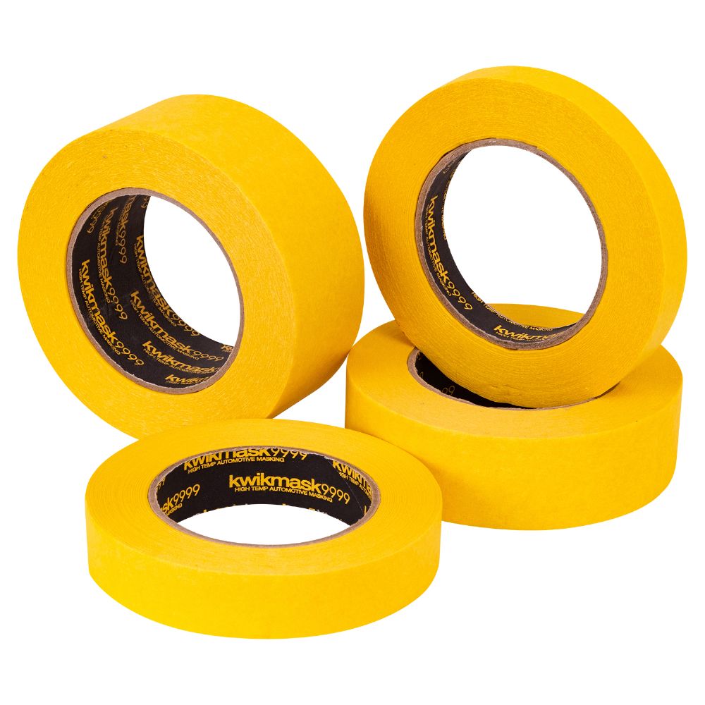 Kwikmask 9999 Yellow Automotive Grade Masking Tape