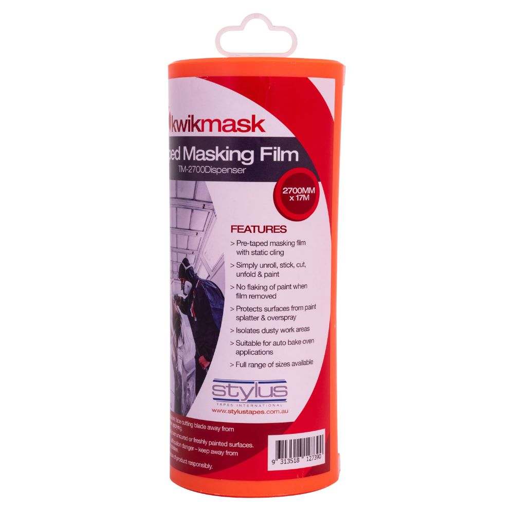 Kwikmask 3 Day Automotive Taped Masking Film