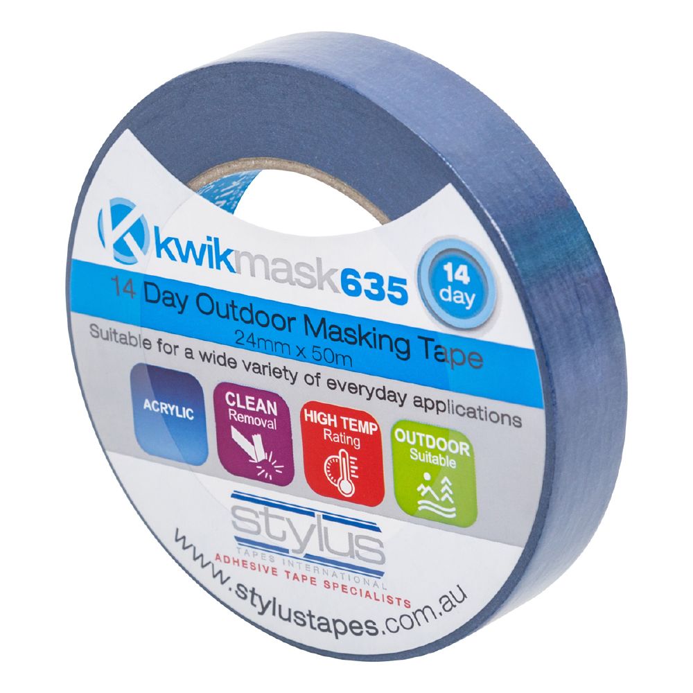 Kwikmask 635 Blue 14 Day Outdoor Masking Tape