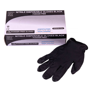 Black Heavy Duty Nitrile Gloves