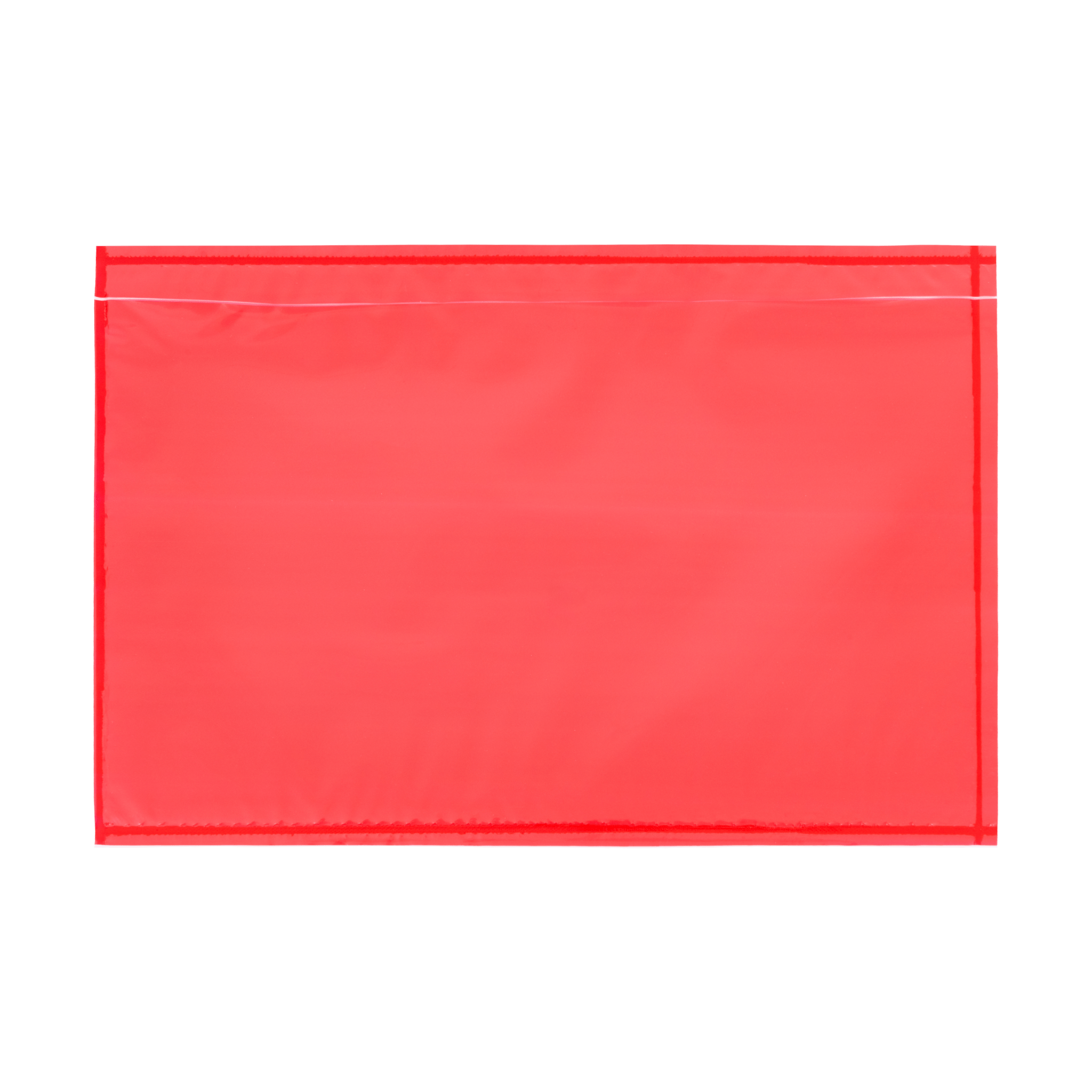 Plain Self - Adhesive Plastic Packaging Envelope - 165mm X 115mm - 1000 Pack - Red - Pack and Stick